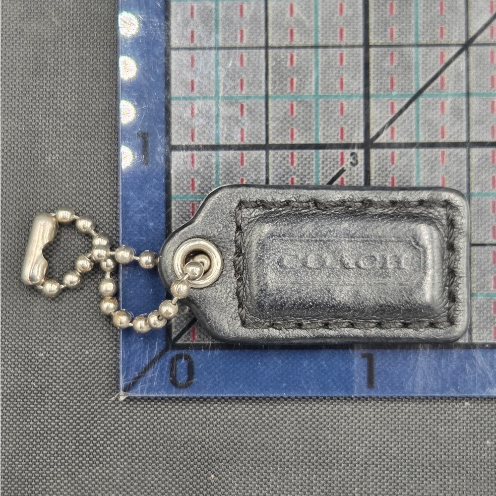 Coach Black Mini Hangtag